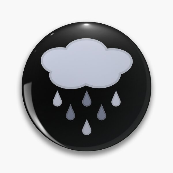 Item preview, Rainy Day Rain Cloud in Black designed and sold by Kelly Leung.