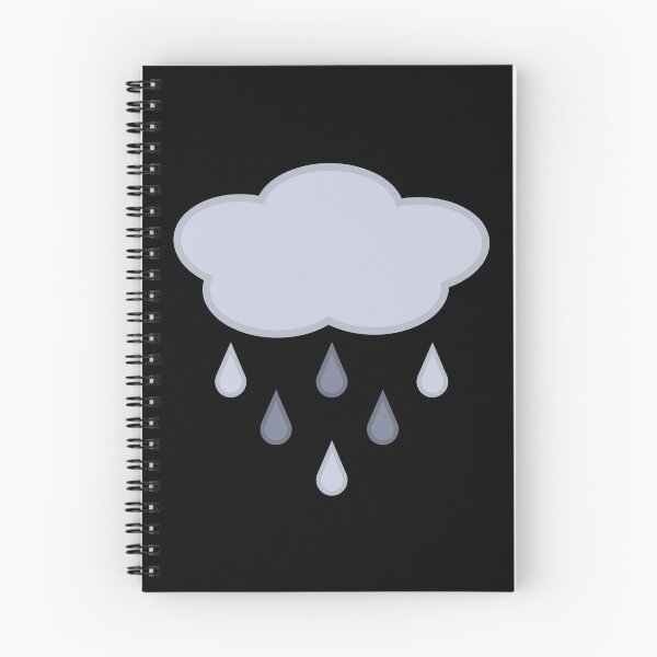 Item preview, Rainy Day Rain Cloud in Black designed and sold by Kelly Leung.