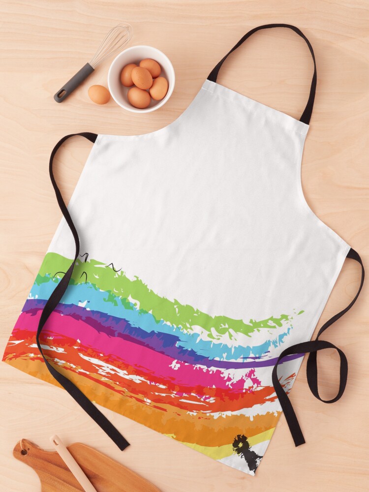 Thumbnail 1 of 6, Apron, Spring - Multi Coloured Print designed and sold by Izzabel Shopping Center.