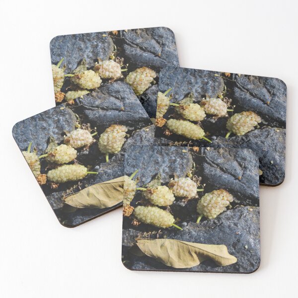 Item preview, Artistic setting of white mulberry fruits designed and sold by Mahirov Shop.