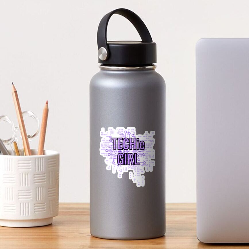TECHie GIRL Cyber Purple Sticker