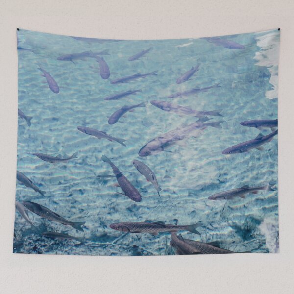 Item preview, Fishes in clear blue water designed and sold by Photostacia.