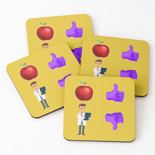 Item preview, Apple a Day modern pictogram designed and sold by janraydesigns.