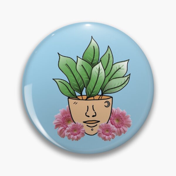 Item preview, Dumb Cane, Plant Parent With Tattoos and Pink Gerber Daisies designed and sold by 10pmCreations.