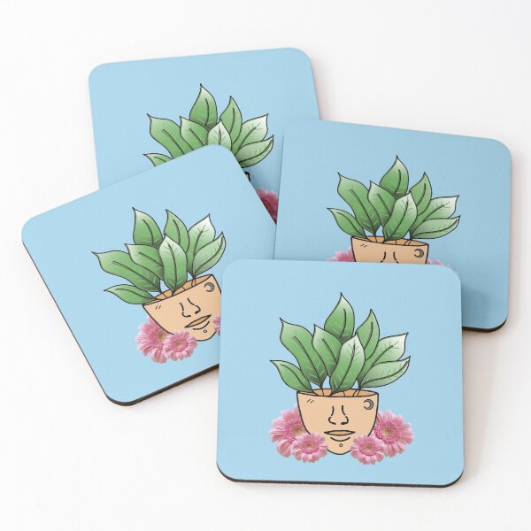 Item preview, Dumb Cane, Plant Parent With Tattoos and Pink Gerber Daisies designed and sold by 10pmCreations.