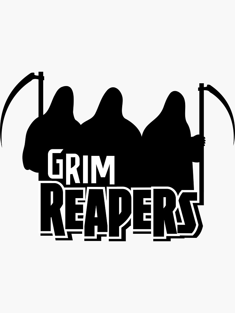 "Grim Reapers" Sticker by AlienStickers Redbubble