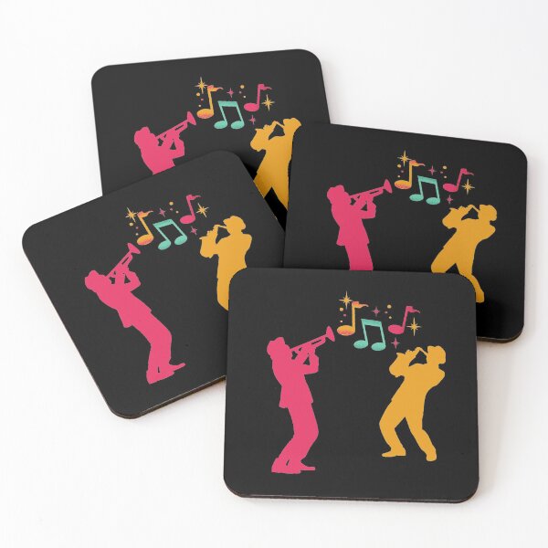 Item preview, Trumpet and Saxophone player image designed and sold by RogerWBDesigns.