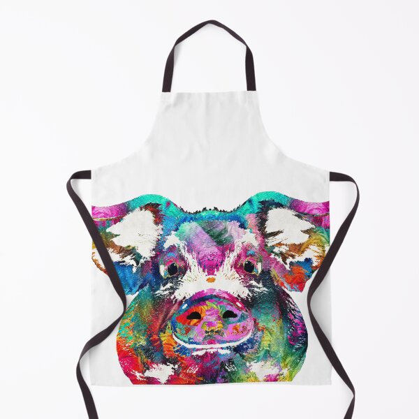 Item preview, Colorful Pig Art - Squeal Appeal - By Sharon Cummings designed and sold by Sharon Cummings Art.