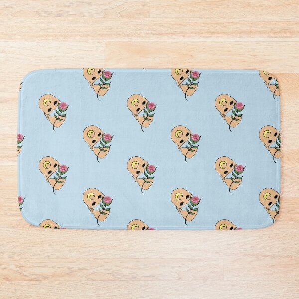 Item preview, Pink Daisy, Creepy and Surreal, Plant Leaf & Crescent Moon designed and sold by 10pmCreations.
