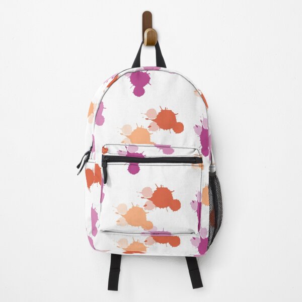 Item preview, Lesbian Flag Splatter Paint - White Ver. designed and sold by atomsandler.