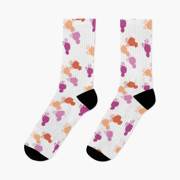 Item preview, Lesbian Flag Splatter Paint - White Ver. designed and sold by atomsandler.