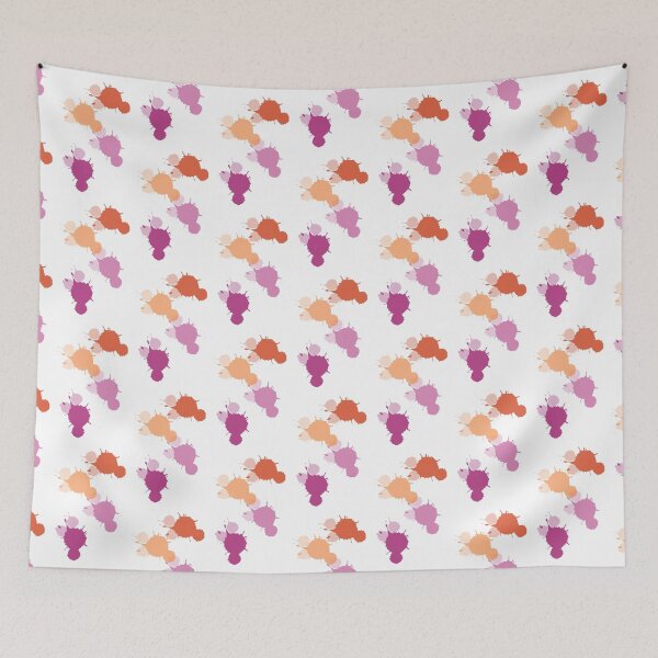Item preview, Lesbian Flag Splatter Paint - White Ver. designed and sold by atomsandler.