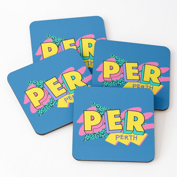 Item preview, Perth Retro 90s Logo designed and sold by SLAG-Creative.