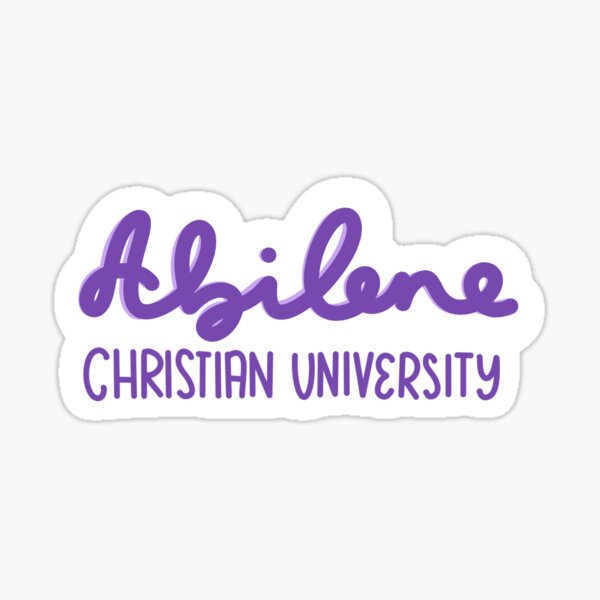 Abilene Christian University Sticker