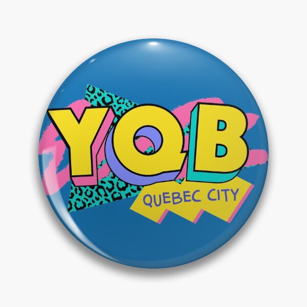 Item preview, Quebec City Retro 90s Logo designed and sold by SLAG-Creative.