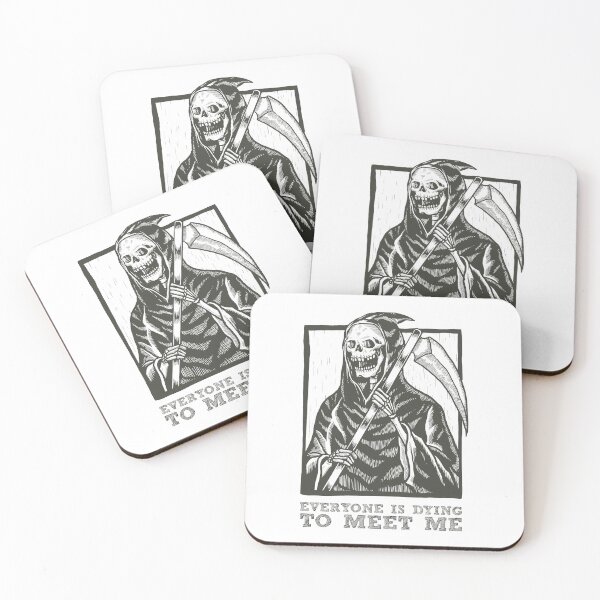 Item preview, The Grim Reaper - Gothic drawing design of grim reaper with sickle designed and sold by crazycollective.