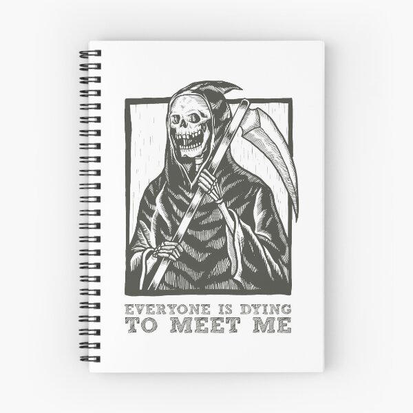 Item preview, The Grim Reaper - Gothic drawing design of grim reaper with sickle designed and sold by crazycollective.