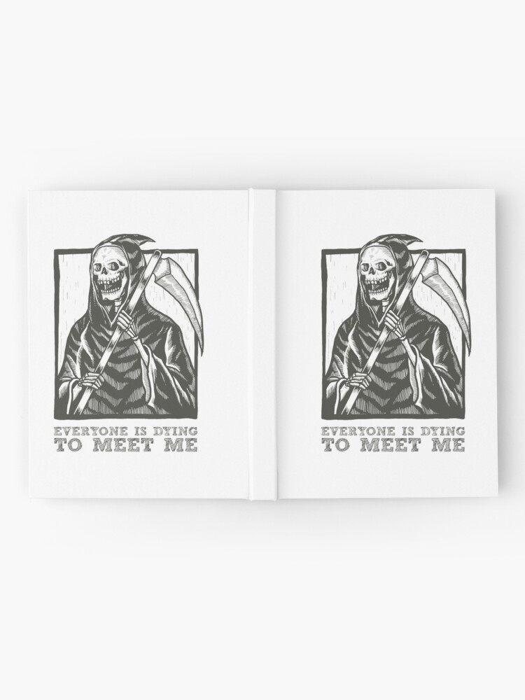 crazycollective　Journal　reaper　Grim　for　drawing　of　Reaper　Hardcover　by　The　with　Sale　design　Gothic　sickle