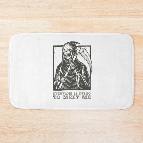 Item preview, The Grim Reaper - Gothic drawing design of grim reaper with sickle designed and sold by crazycollective.