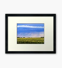 Rain on the Plains Framed Print