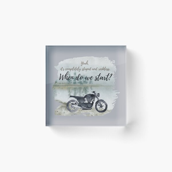 Artikelvorschau, Jacob Zitat - Dumm und rücksichtslos - Twilight New Moon entworfen und verkauft von SecretMeadow.