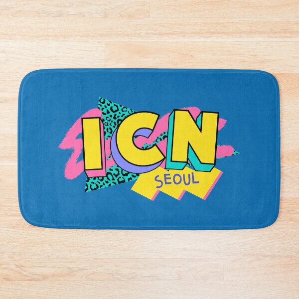 Item preview, Seoul, South Korea Retro 90s Logo designed and sold by SLAG-Creative.