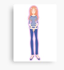 Mrs. Pond (Pink) Canvas Print