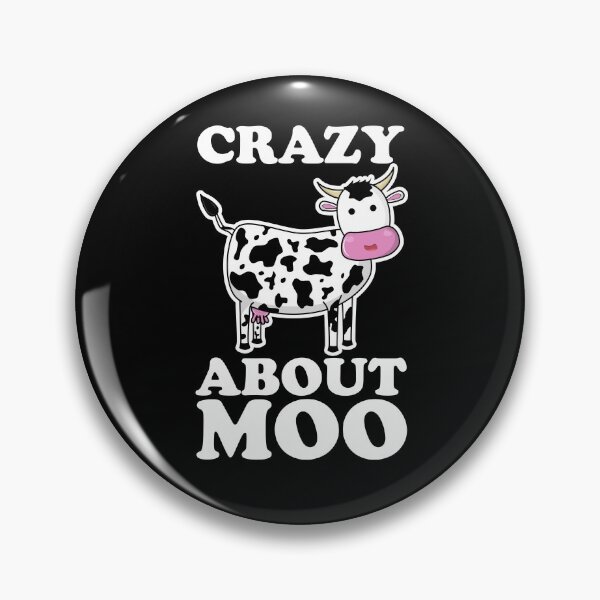 Item preview, Crazy About Moo, Cow Lovers Pun designed and sold by Dan66.