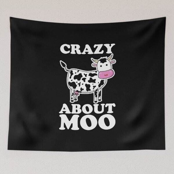 Item preview, Crazy About Moo, Cow Lovers Pun designed and sold by Dan66.