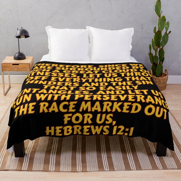 Item preview, Bible Verse Hebrews 12:1 designed and sold by Prayingwarrior.