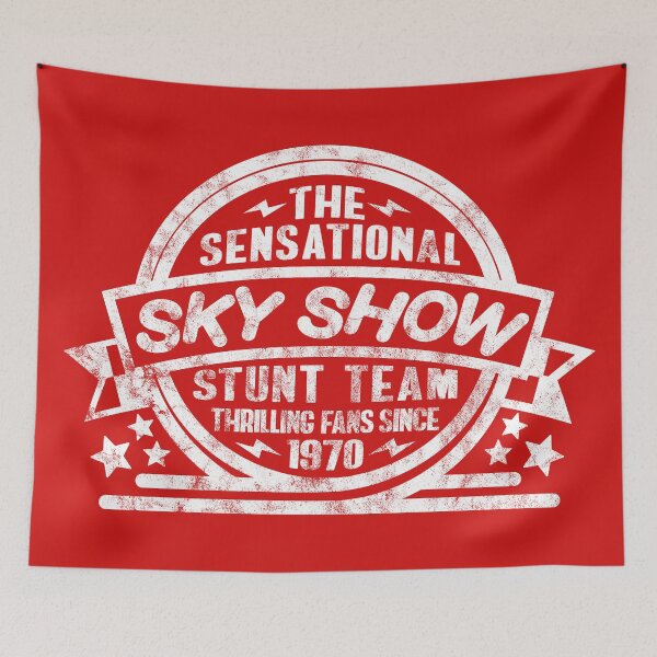 Item preview, 1970 - The Sensational Sky Show (Red - Worn) designed and sold by Justin Ellis.