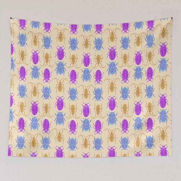 Item preview, Bold Bugs Bright Beige  designed and sold by cassandrafallon.