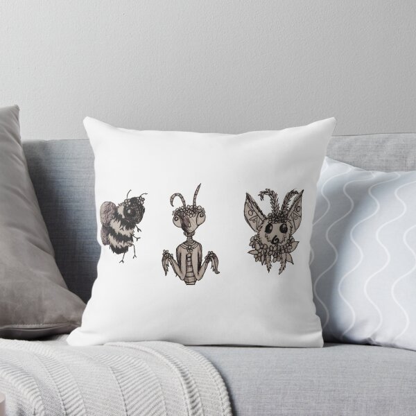 Item preview, Bugs & Flowers (B&W) designed and sold by sagespirit.