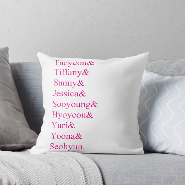 Item preview, SNSD Member Names (PINK) designed and sold by dotygonegreen.