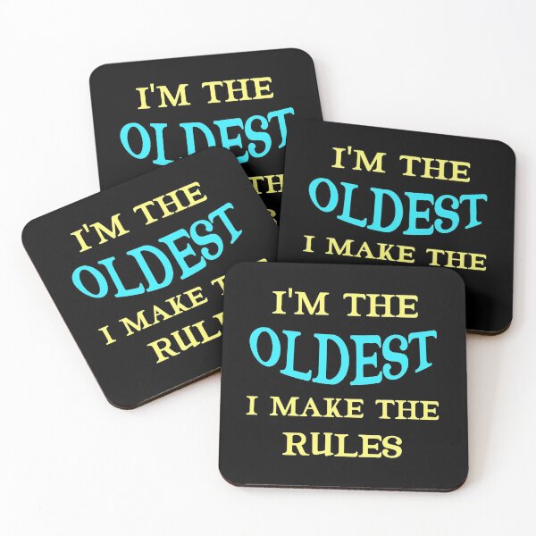 Item preview, I'm The Oldest I Make The Rules Funny Sibling  designed and sold by Rami Khalifah.