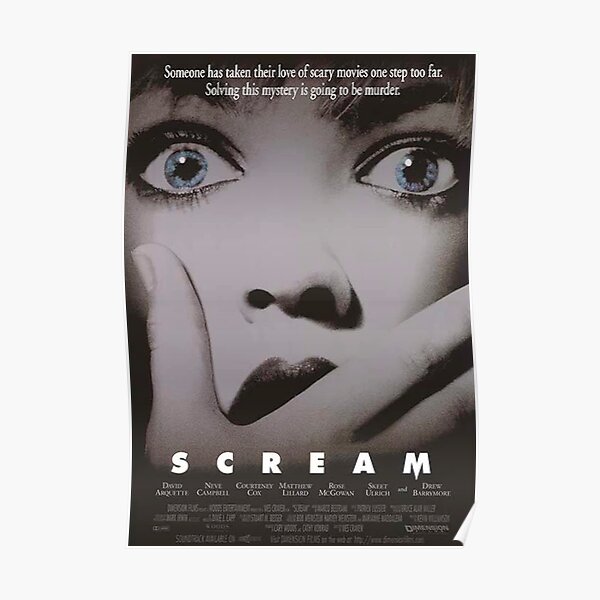Scream poster Poster