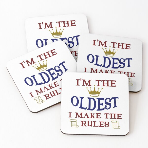 Item preview, I'm The Oldest I Make The Rules Funny Sibling  designed and sold by Rami Khalifah.