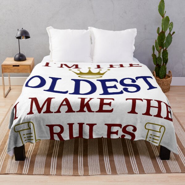 Item preview, I'm The Oldest I Make The Rules Funny Sibling  designed and sold by Rami Khalifah.