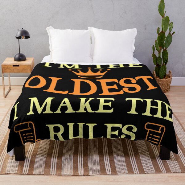 Item preview, I'm The Oldest I Make The Rules Funny Sibling  designed and sold by Rami Khalifah.