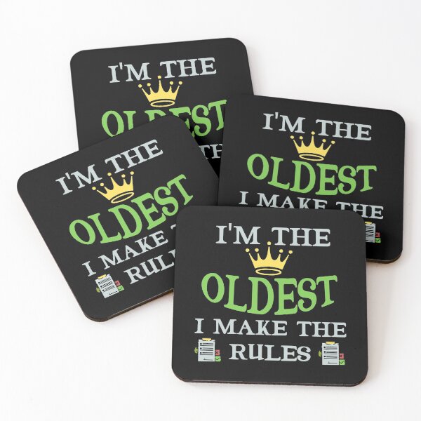 Item preview, I'm The Oldest I Make The Rules Funny Sibling  designed and sold by Rami Khalifah.