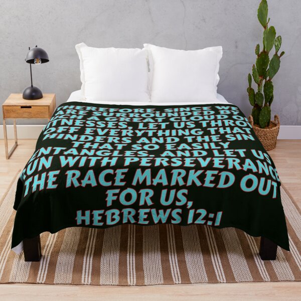Item preview, Bible Verse Hebrews 12:1 designed and sold by Prayingwarrior.