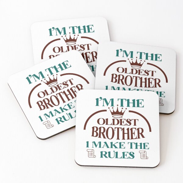Item preview, I'm The Oldest I Make The Rules Funny Sibling  designed and sold by Rami Khalifah.
