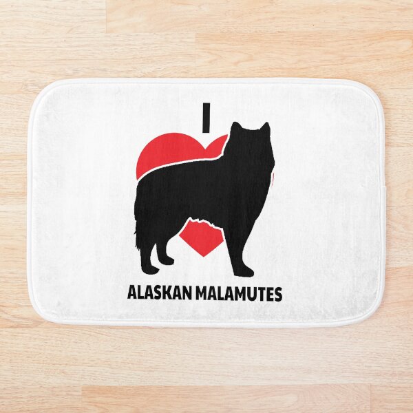 Item preview, I Love Alaskan Malamutes! designed and sold by DogCatLover42.