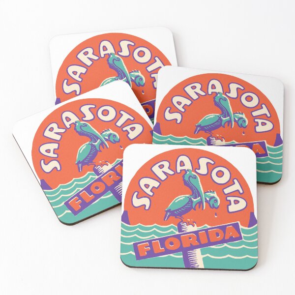 Item preview, Sarasota Florida Vintage Travel Decal designed and sold by hilda74.