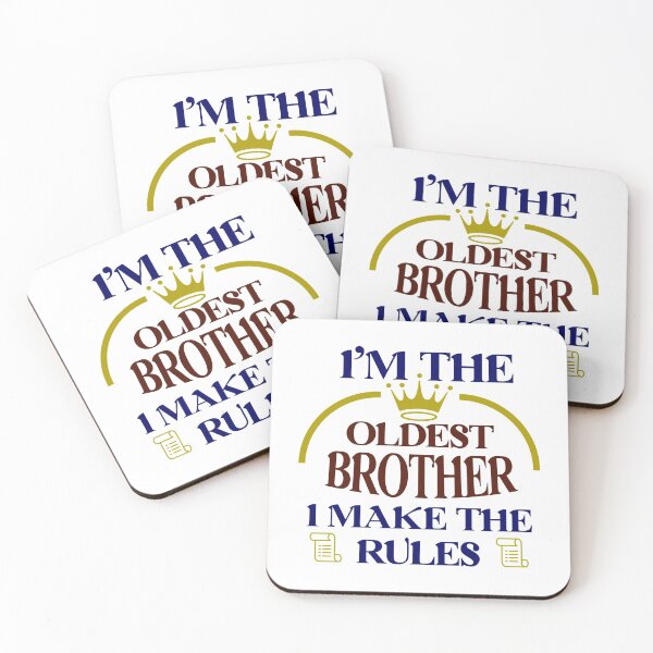 Item preview, I'm The Oldest I Make The Rules Funny Sibling  designed and sold by Rami Khalifah.