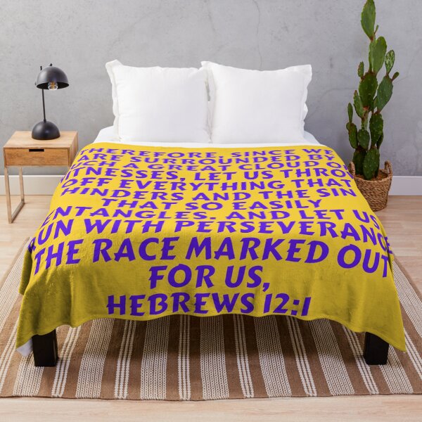 Item preview, Bible Verse Hebrews 12:1 designed and sold by Prayingwarrior.