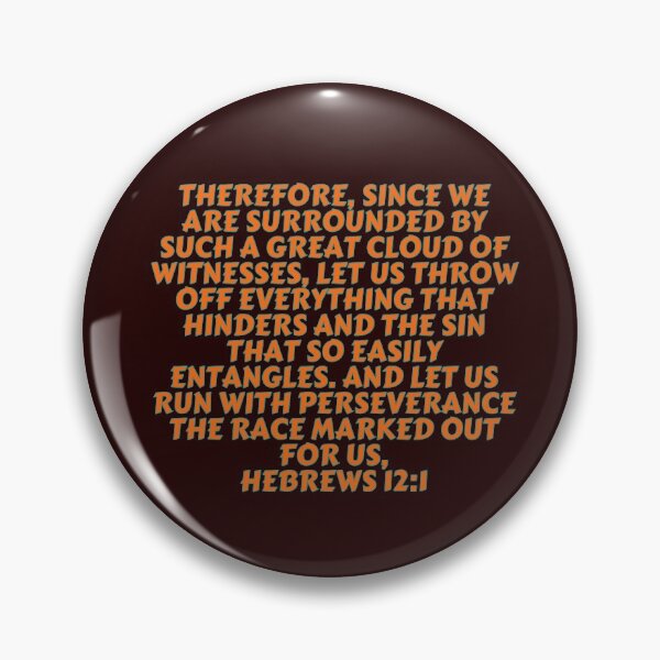 Item preview, Bible Verse Hebrews 12:1 designed and sold by Prayingwarrior.