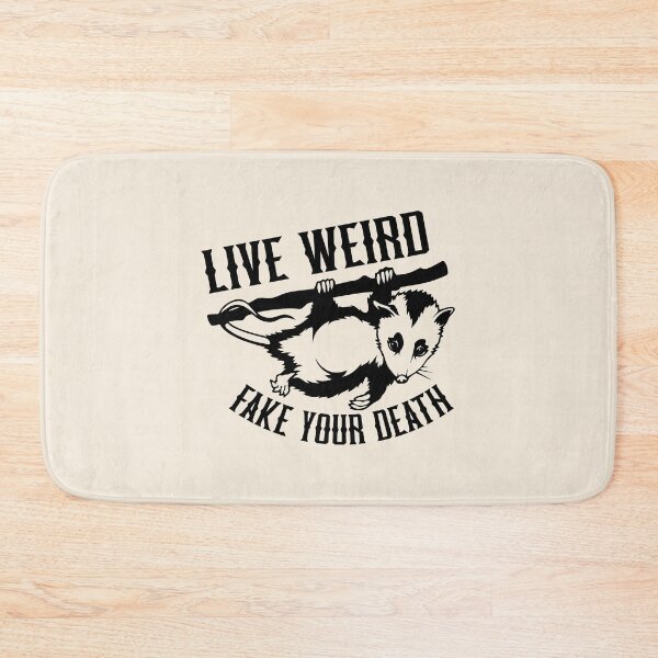 Item preview, live weird fake your death opossum designed and sold by LAST WEEK'S STOLEN AESTHETICS.