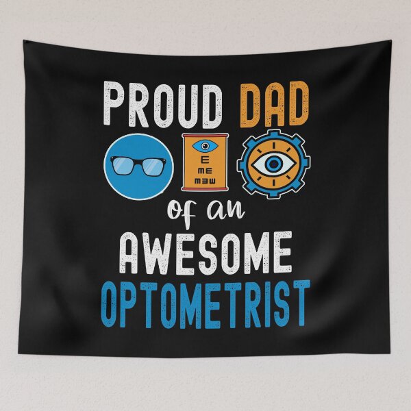 Item preview, Proud dad of an awesome optometrist designed and sold by CraftsforKai.
