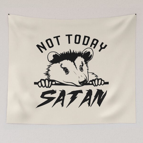 Item preview, not today satan raccoon opossum trash panda designed and sold by LAST WEEK'S STOLEN AESTHETICS.